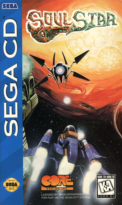 Sega CD cover art for SoulStar