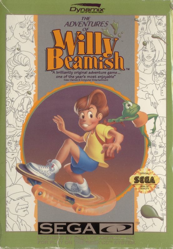Sega CD cover art for The Adventures of Willy Beamish
