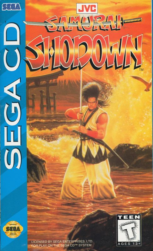 Sega CD cover art for Samurai Shodown