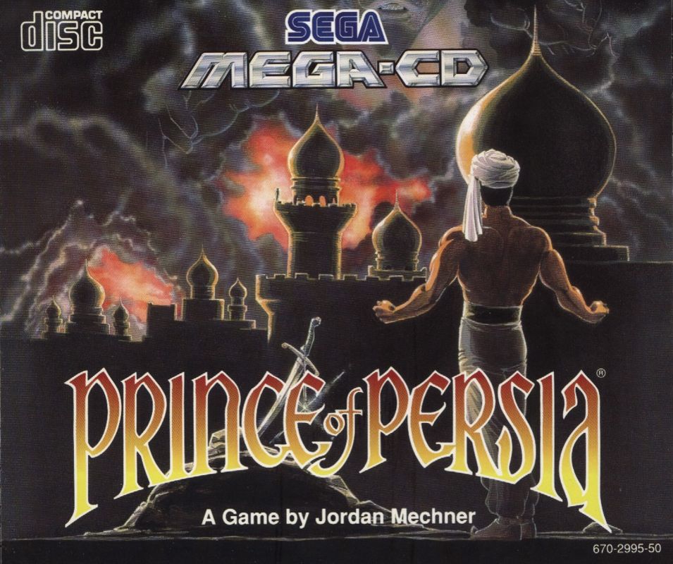 Sega CD cover art for Prince of Persia