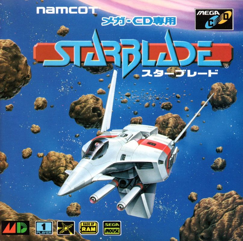 Sega CD cover art for StarBlade