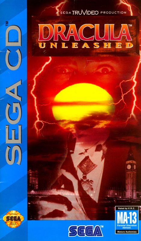 Sega CD cover art for Dracula Unleashed