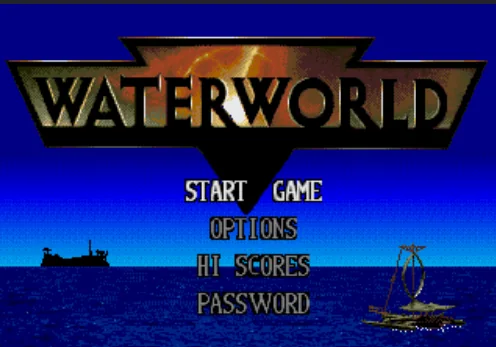 Waterworld Sega Genesis title screen