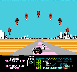 Famicom Grand Prix II: 3D Hot Rally — screenshot 1