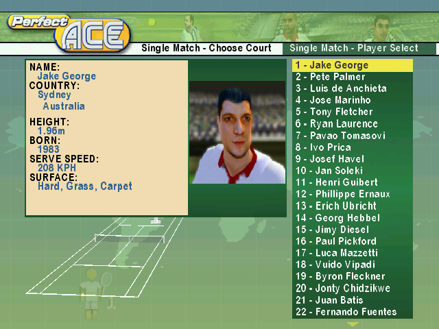 Perfect Ace: Pro Tournament Tennis - Image 4