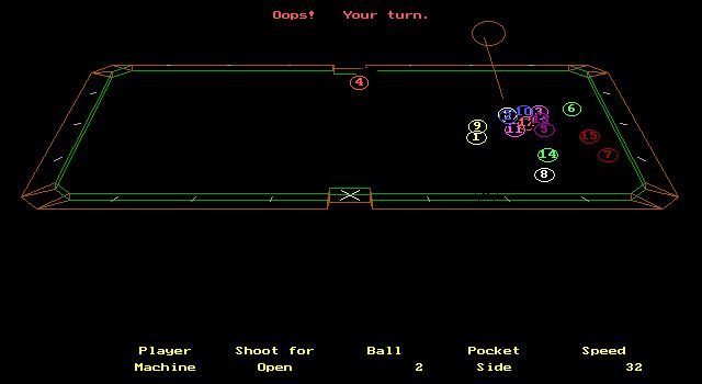 Jim Kobbe's Pool Game in 3D — screenshot 1
