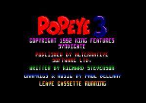 Popeye 3: WrestleCrazy