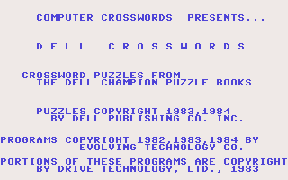 Dell Crossword Puzzles: Volume III ā screenshot 2