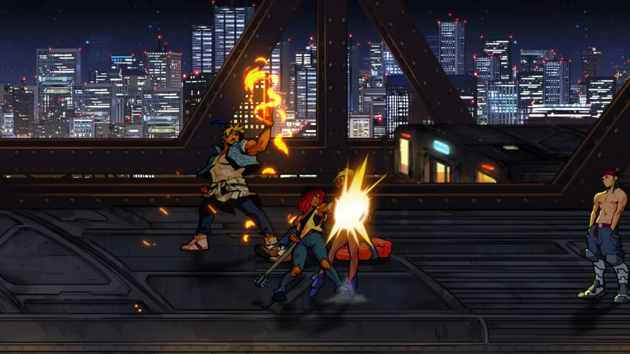 Official gameplay screenshot of Streets of Rage 4