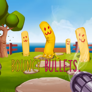 Bouncy Bullets cover art for PS Vita / PlayStation 4.