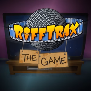 RiffTrax: The Game cover art for PlayStation 4.