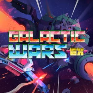 Galactic Wars EX cover art for PlayStation 4.