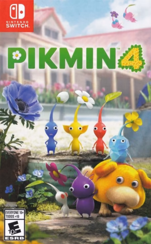 Pikmin 4 cover art for Nintendo Switch.