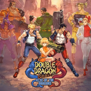 Double Dragon Gaiden: Rise of the Dragons cover art for PlayStation 4.