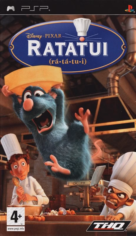 Disney·Pixar Ratatouille cover art for PSP.