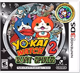 Yo-kai Watch 2: Bony Spirits cover art for Nintendo 3DS.