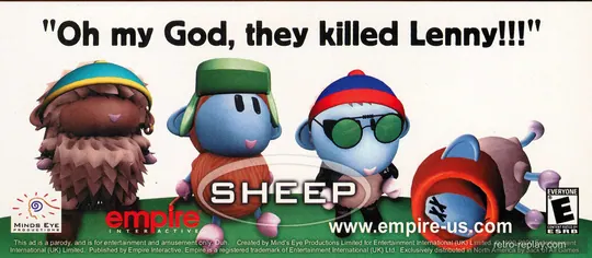 Print advertisement: Sheep (January 2001) (PlayStation)