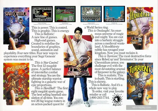 Print advertisement: Star Control (Sega Genesis)