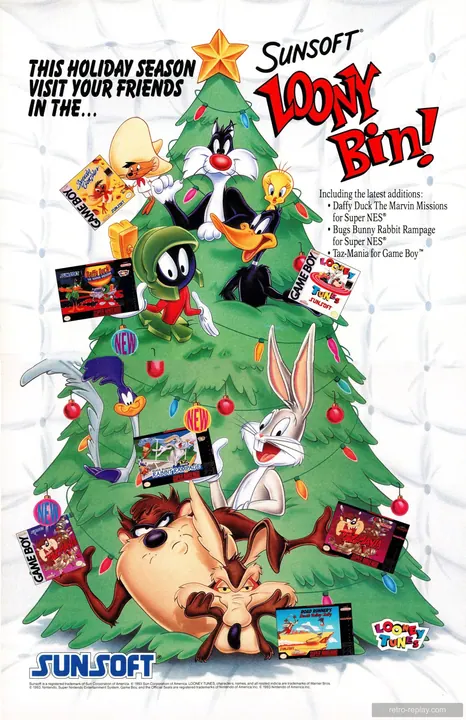 Print advertisement: Taz-Mania (January 1994) (Super Nintendo)