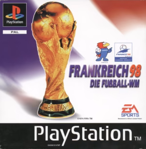 World Cup 98 for PlayStation, front cover