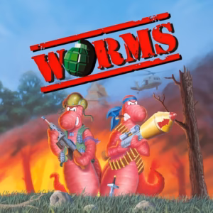 Worms for PlayStation 4, front cover