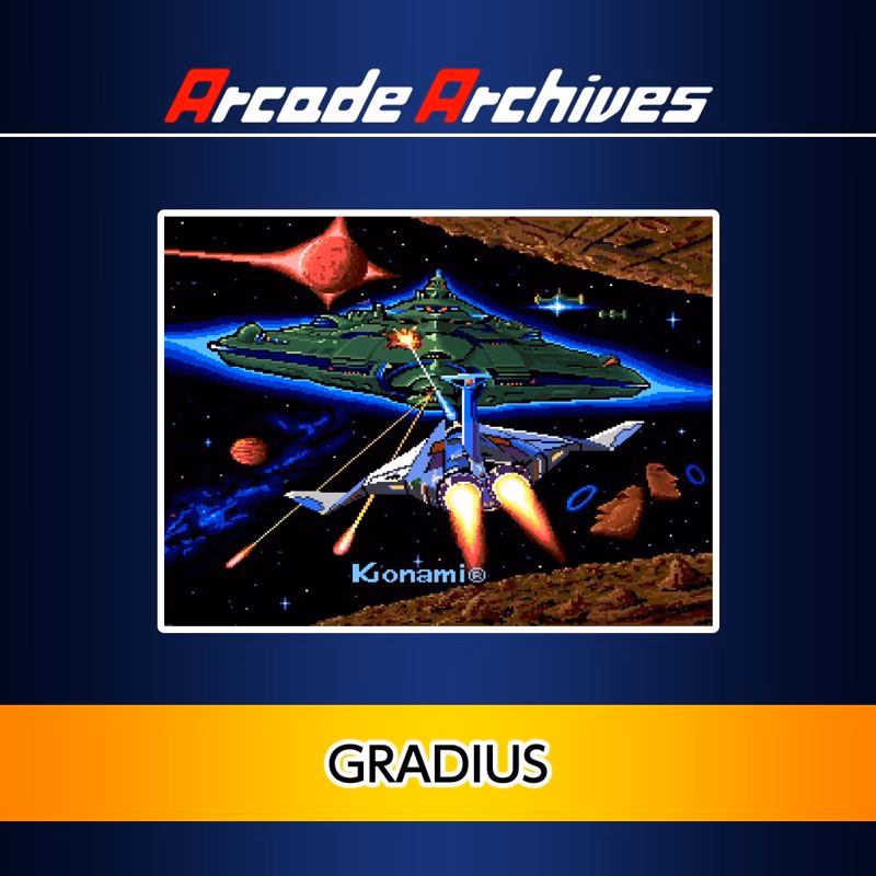 Gradius for PlayStation 4, front cover