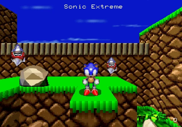 Sonic X-treme July 14 1996 Saturn prototype screen