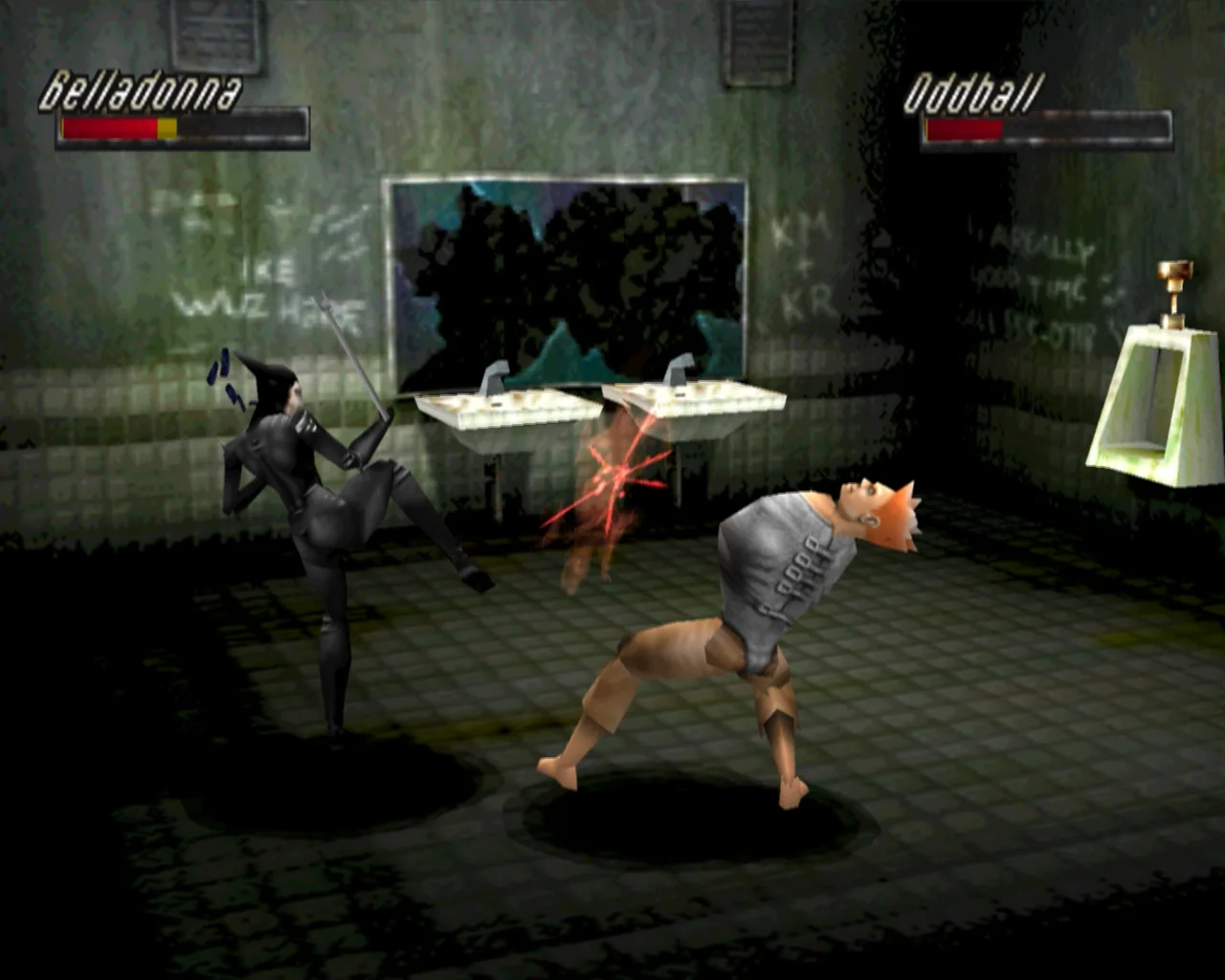Thrill Kill August 10 1998 prototype fight