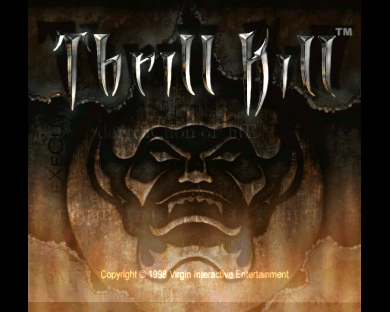 Thrill Kill August 10 1998 prototype title